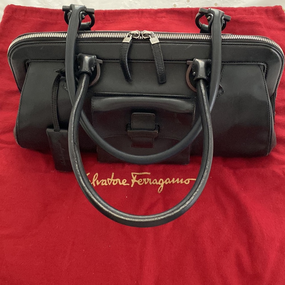 Salvatore Ferragamo purse black